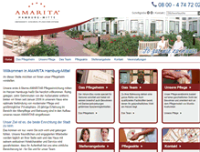 Tablet Screenshot of amarita-hamburg.de